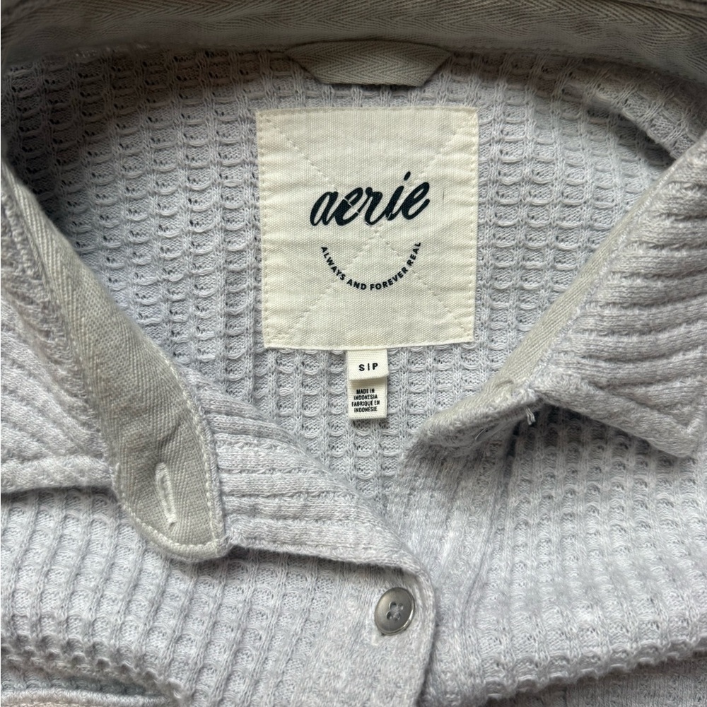 Aerie Anytime Fave Waffle Shirt - Picture 8 of 8